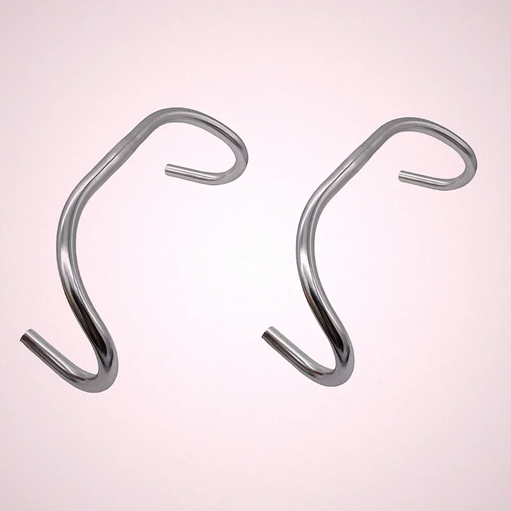 Road Bicycle Bent Handlebar Sturdy for Long Distance Cycling Aluminum Alloy